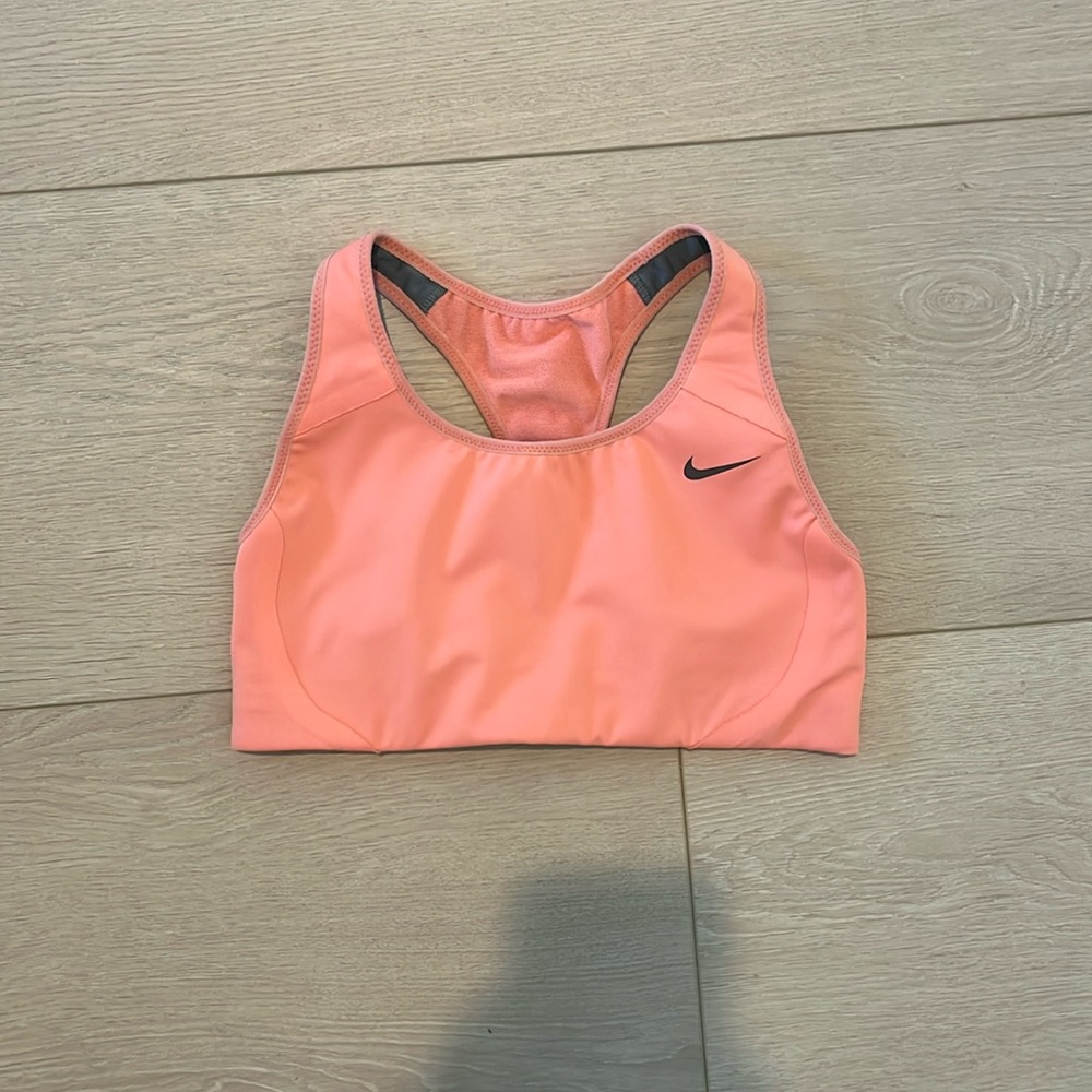 Nike coral sports bra XS